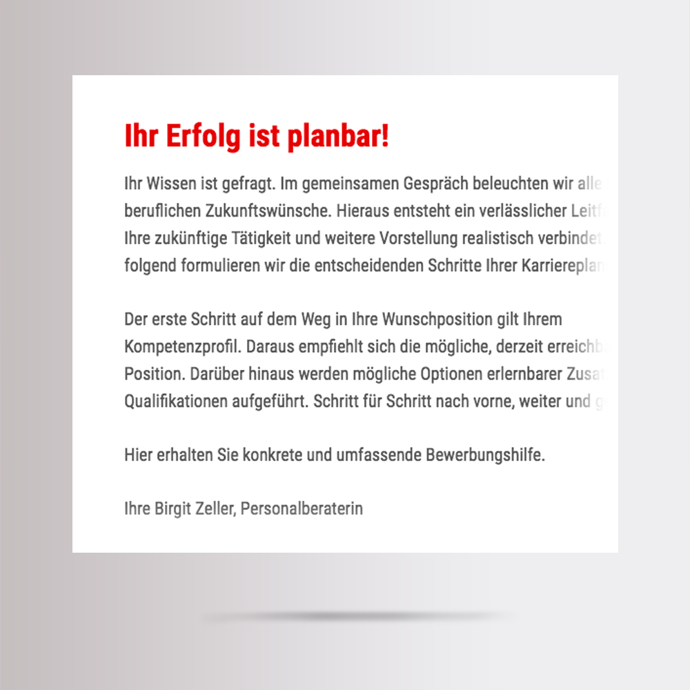 Werbetexte erstellen für Webseite