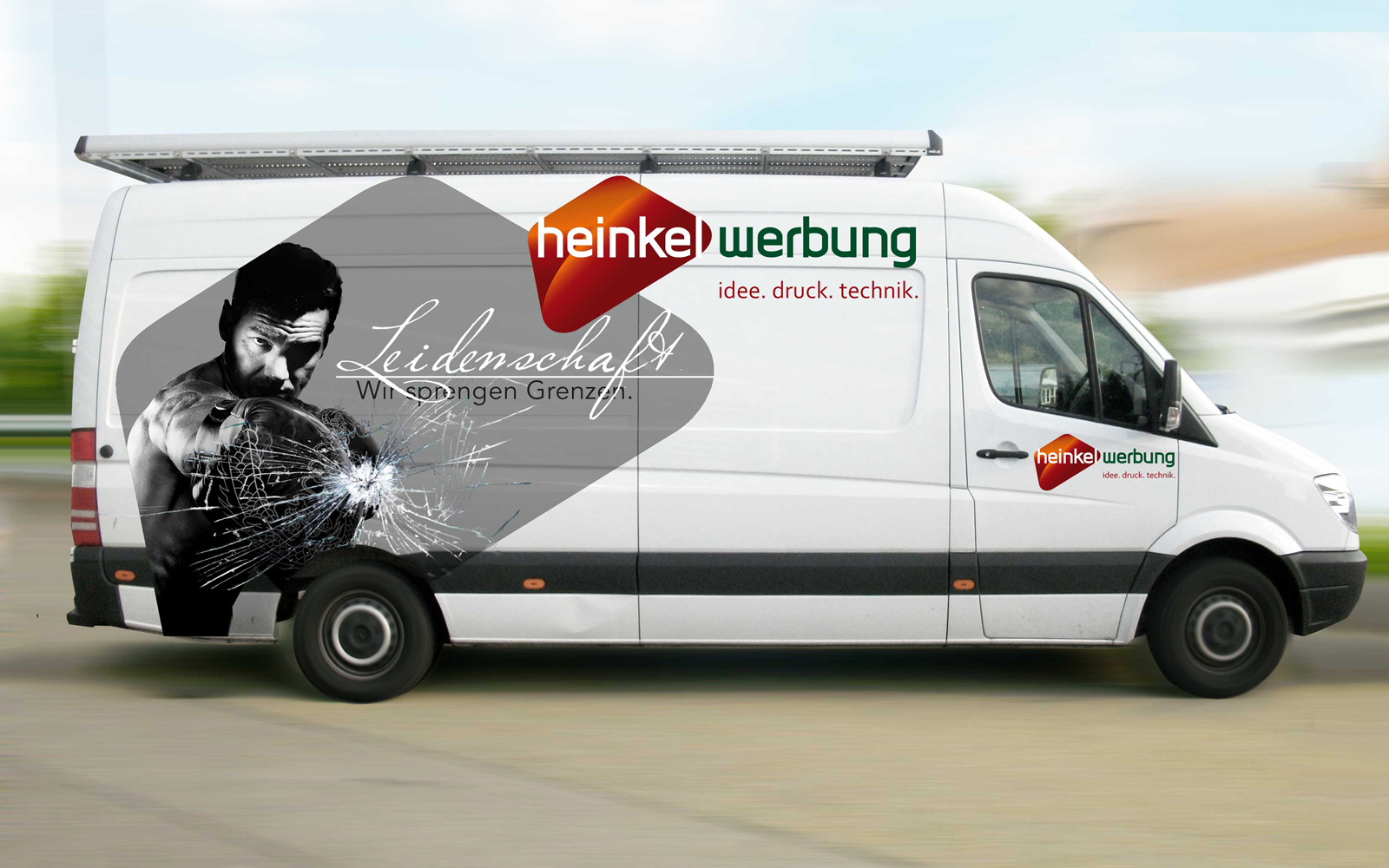 Portfolio Fahrzeugbeschriftung Heinkel Werbung