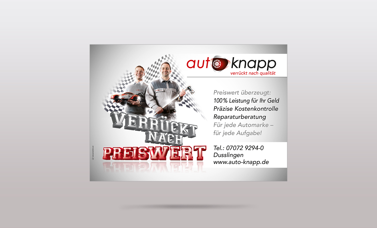 Portfolio Print Corporate Design - Auto Knapp