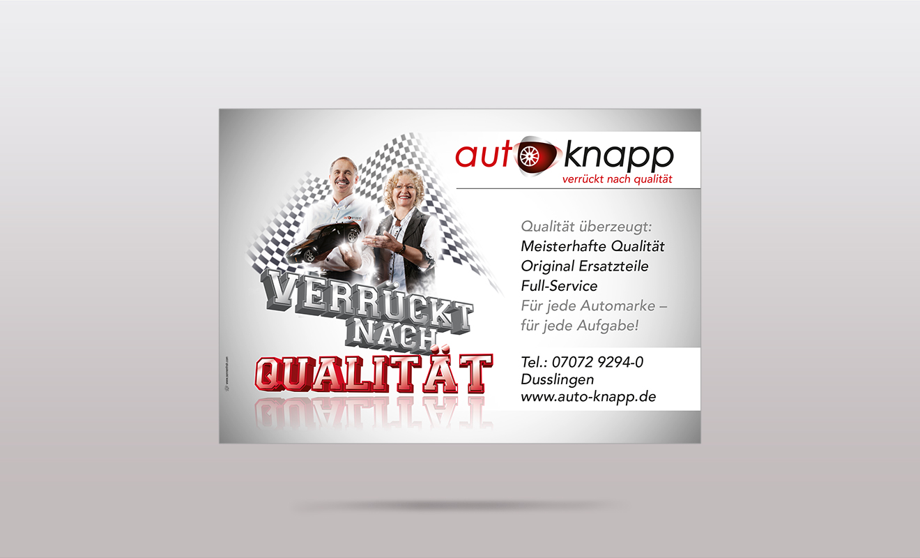 Portfolio Print Corporate Design - Auto Knapp