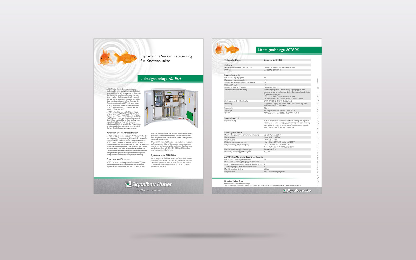 SBH Datenblatt Flyer Print Signalbau