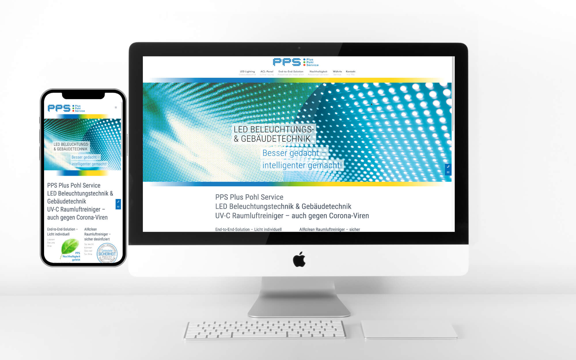 Kommunikationsdesign - Webdesign für PPS PlusPohlService