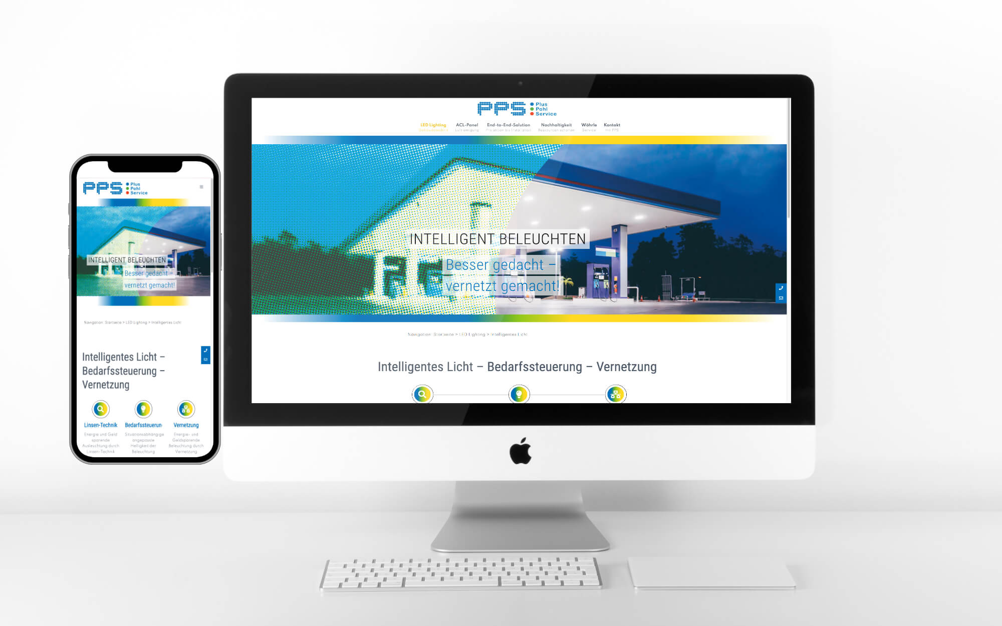Kommunikationsdesign - Webdesign für PPS PlusPohlService