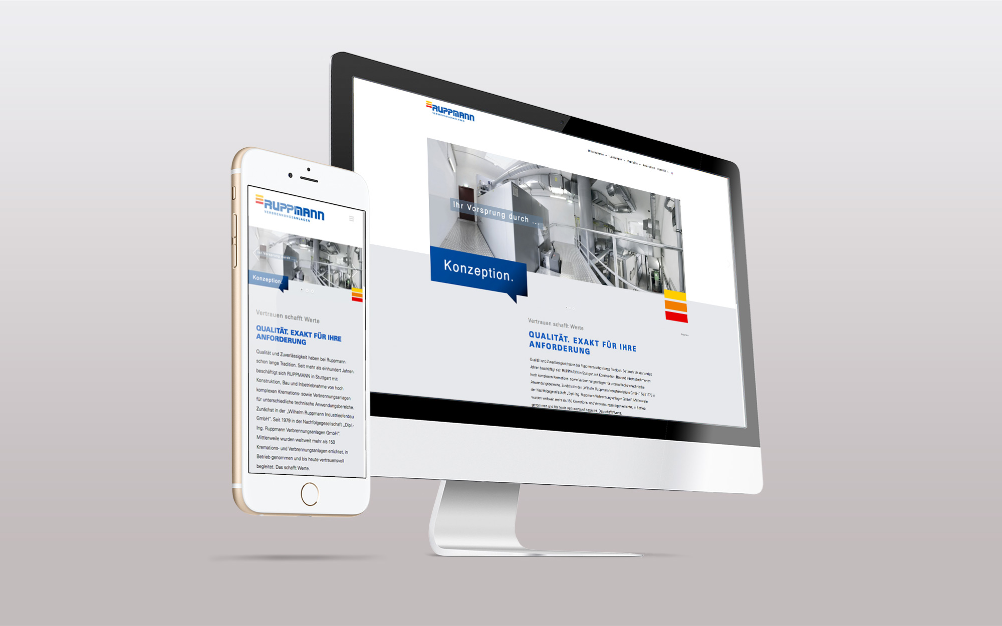 Relaunch Unternehmen Ruppmann - Webdesign