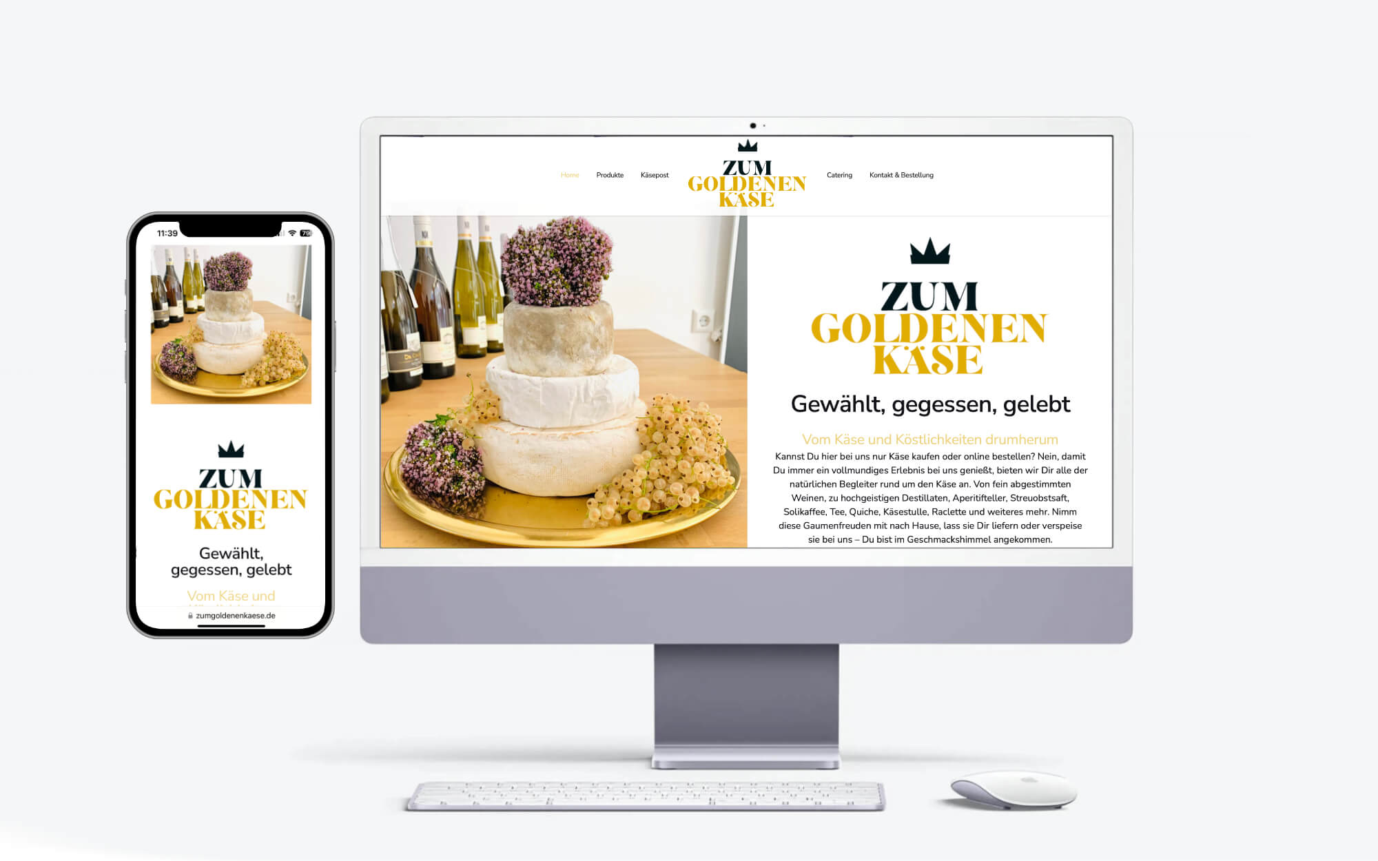 Markenauftritt Web Zum Goldenen Käse